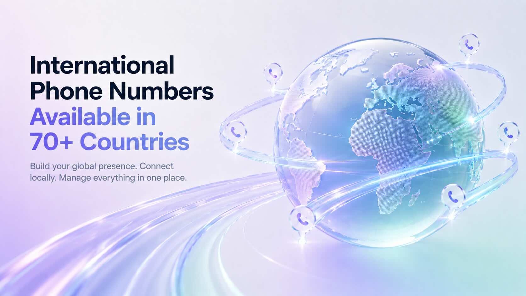 International Phone Numbers Available in 70+ Countries