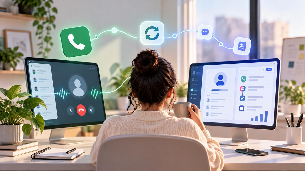 The Hidden Cost of Switching Between Calling and CRM: How to Build a Zero-Context-Switching Workflow